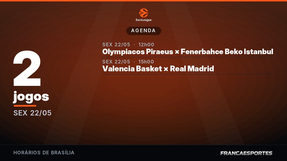 Capa da agenda com 2 jogos