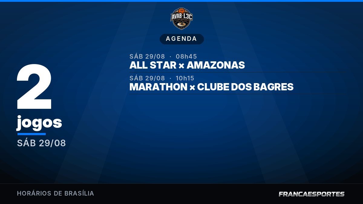 Capa da agenda com 2 jogos