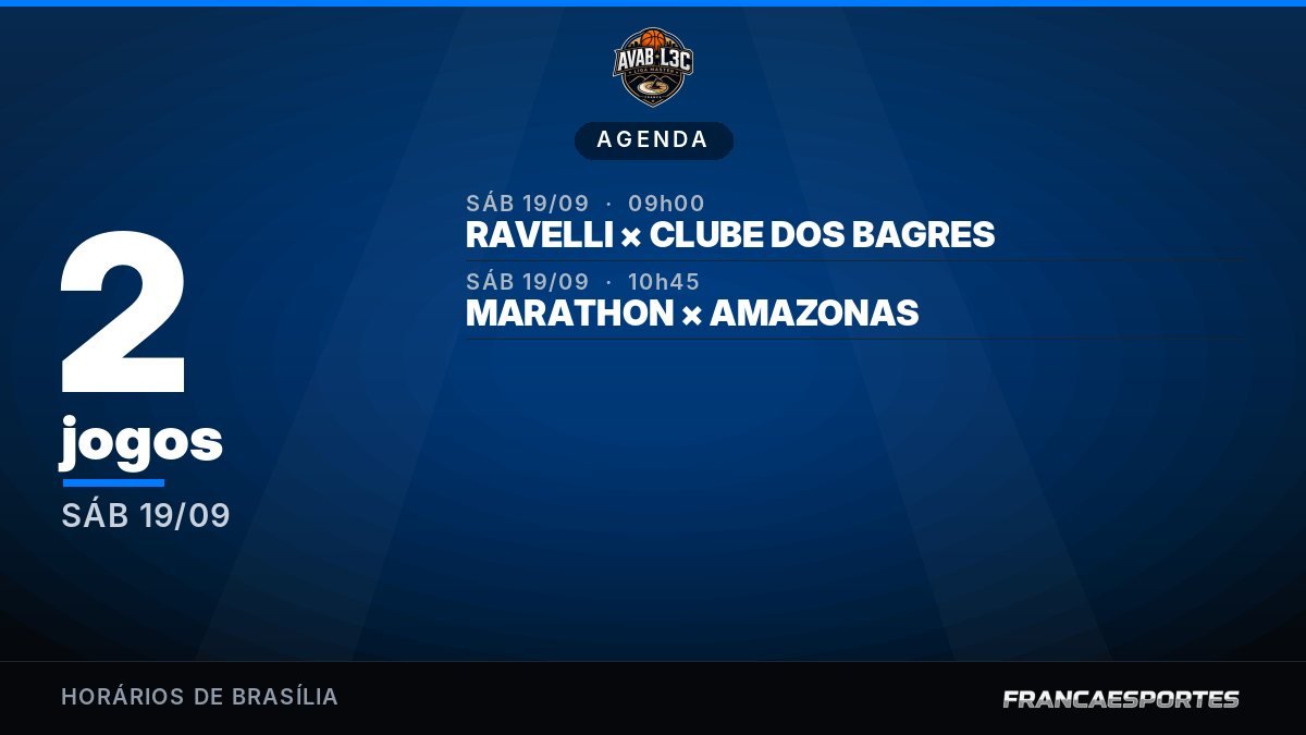 Capa da agenda com 2 jogos